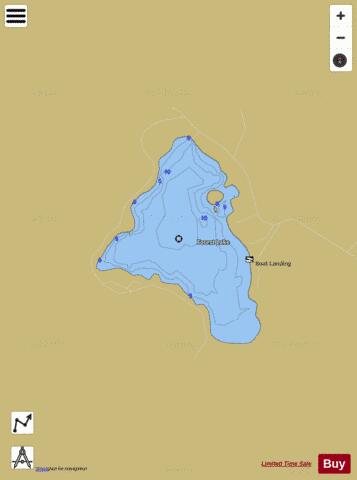 Forest Lake depth contour Map - i-Boating App