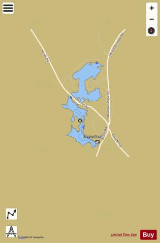 Freeses Pond depth contour Map - i-Boating App