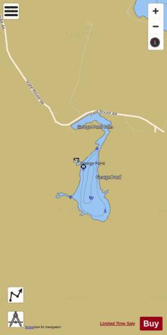 George Pond depth contour Map - i-Boating App