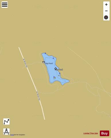 Nay Pond depth contour Map - i-Boating App