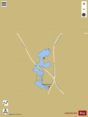 FREESES POND UPPER depth contour Map - i-Boating App