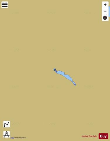 JONES BROOK POND depth contour Map - i-Boating App