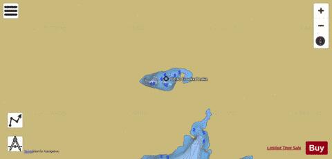Little Crooked Lake depth contour Map - i-Boating App