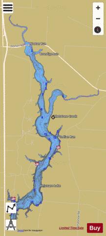 Delaware depth contour Map - i-Boating App