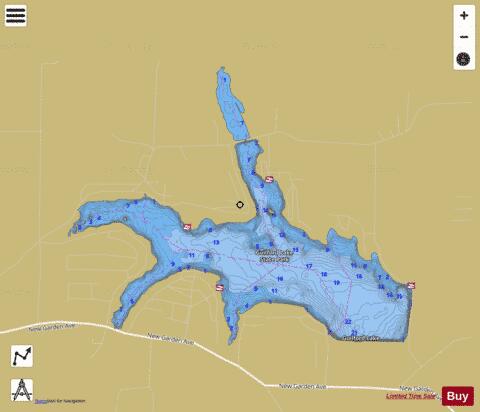 Guilford depth contour Map - i-Boating App
