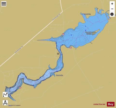 Knox depth contour Map - i-Boating App
