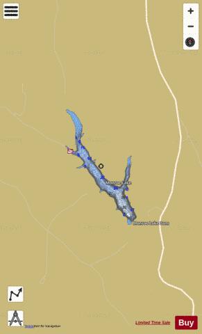 Monroe depth contour Map - i-Boating App