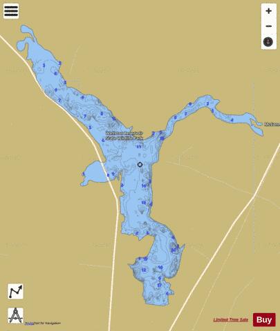Rupert depth contour Map - i-Boating App