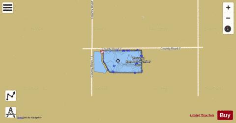 Wauseon depth contour Map - i-Boating App