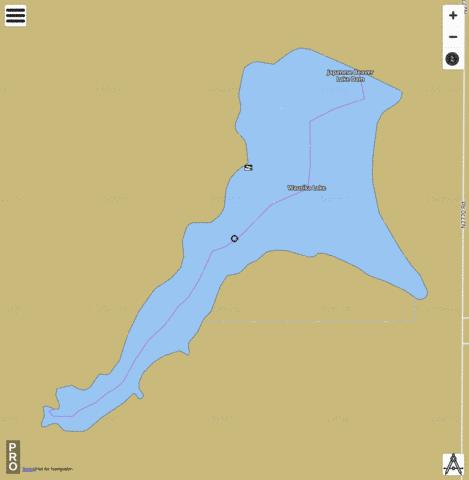 Jap Beaver depth contour Map - i-Boating App