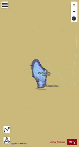 Bumphead Reservoir depth contour Map - i-Boating App
