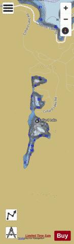 Collard Lake depth contour Map - i-Boating App