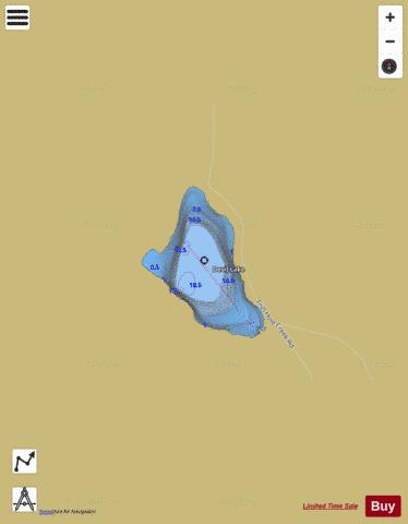 Devil Lake depth contour Map - i-Boating App