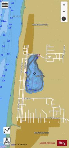 Lytle Lake depth contour Map - i-Boating App