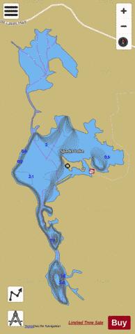 Sparks Lake depth contour Map - i-Boating App