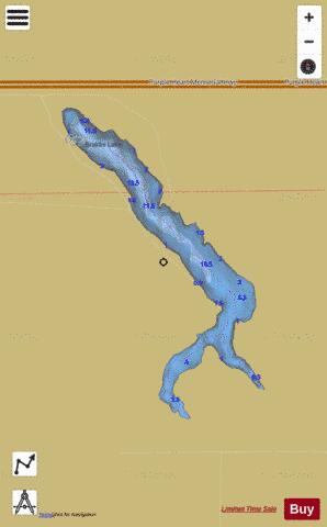 Brakke depth contour Map - i-Boating App