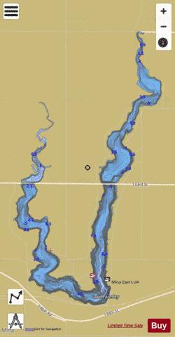 Mina depth contour Map - i-Boating App