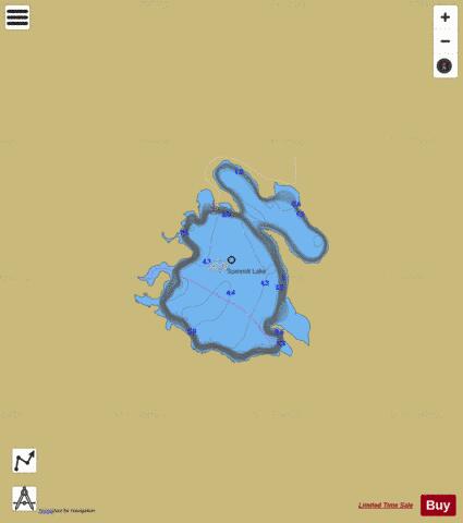 Summit depth contour Map - i-Boating App