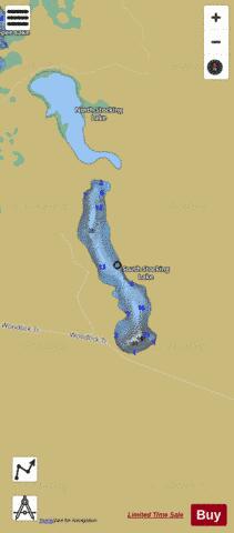 South Stocking Lake depth contour Map - i-Boating App