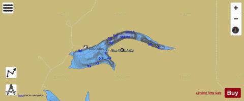 Stan Coffin Lake depth contour Map - i-Boating App