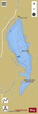 Silver Lake Fishing Map Us Wa 01525783 Nautical Charts App