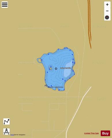 Lake Pesobic depth contour Map - i-Boating App