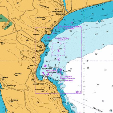 Simon's Bay Marine Chart - Nautical Charts App