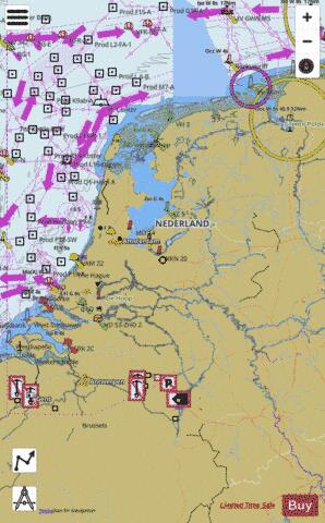 Netherlands - Inland Waterways Marine Chart - Nautical Charts App