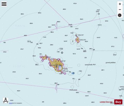 F  Saint Kilda and Boreray Marine Chart - Nautical Charts App