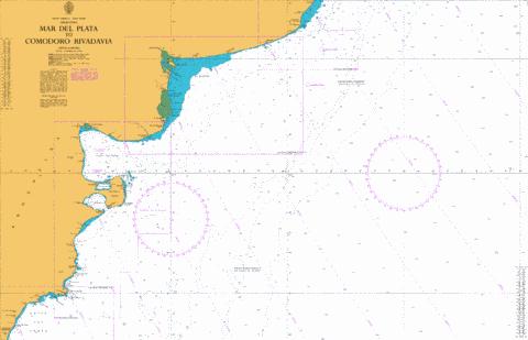 Mar del Plata to Comodoro Rivadavia Marine Chart - Nautical Charts App