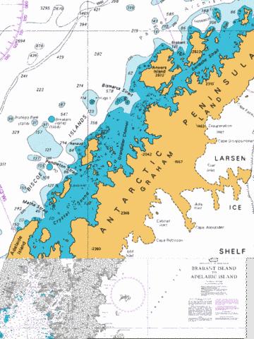Brabant Island to Adelaide Island Marine Chart - Nautical Charts App