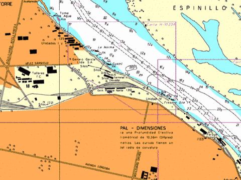 ROSARIO (PUERTO NORTE) Marine Chart - Nautical Charts App