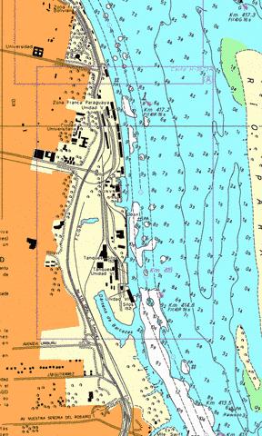 ROSARIO (PUERTO SUR) Marine Chart - Nautical Charts App
