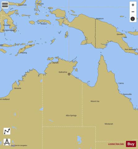 Australia - Northern Approaches Marine Chart - Nautical Charts App
