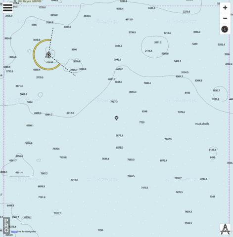 Bismarck Sea - Cell 12 (Nauna Island) Marine Chart - Nautical Charts App