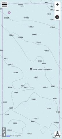 South Pacific Ocean - Cell 3 Marine Chart - Nautical Charts App