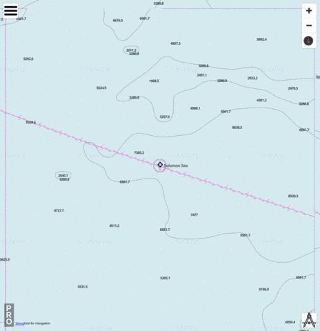 Solomon Sea - Cell 2 Marine Chart - Nautical Charts App