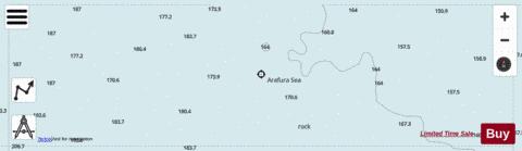 Arafura Sea - Cell 4 Marine Chart - Nautical Charts App