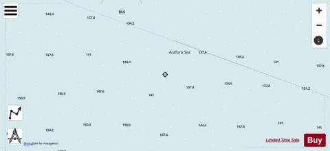 Arafura Sea - Cell 2 Marine Chart - Nautical Charts App