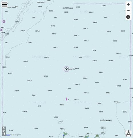 Coral Sea - Cell 2 Marine Chart - Nautical Charts App