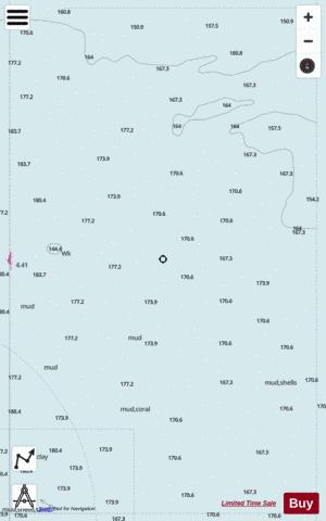 Arafura Sea - Cell 1 Marine Chart - Nautical Charts App