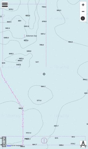 Solomon Sea - Cell 4 Marine Chart - Nautical Charts App