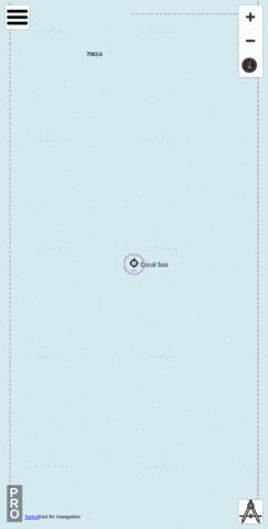 Coral Sea - Cell 5 Marine Chart - Nautical Charts App