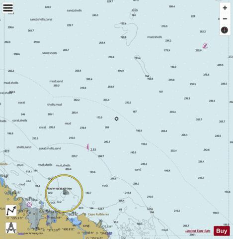 Australia - Western Australia - Cape Bernier to Glycosmis Bay Marine Chart - Nautical Charts App