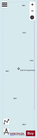 Gulf of Carpentaria - Cell 9 Marine Chart - Nautical Charts App