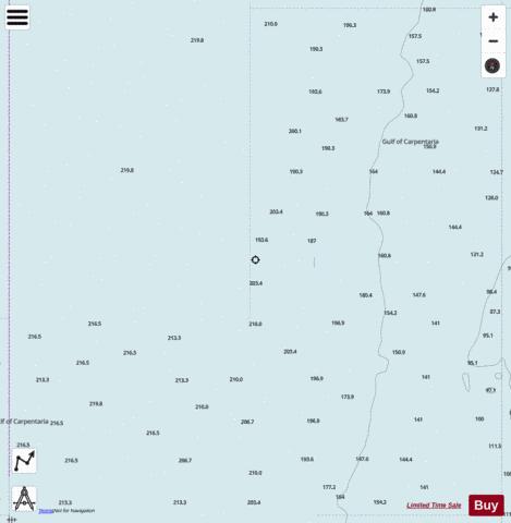 Gulf of Carpentaria - Gulf of Carpentaria - Cell 3 Marine Chart - Nautical Charts App