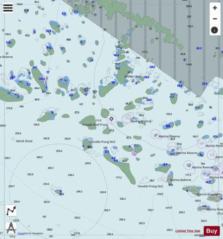 Coral Sea - Swain Reefs Marine Chart - Nautical Charts App