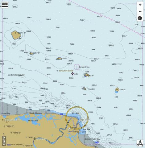 Bismarck Sea - Aris Island to Vokeo Island Marine Chart - Nautical Charts App