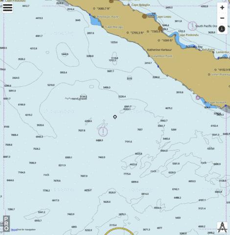 Bismarck Sea - New Ireland West Coast Marine Chart - Nautical Charts App