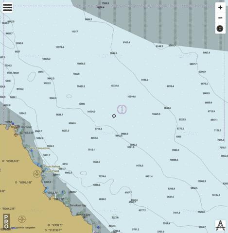 South Pacific Ocean - Cape Mabiri to Cape Laverdy Marine Chart - Nautical Charts App